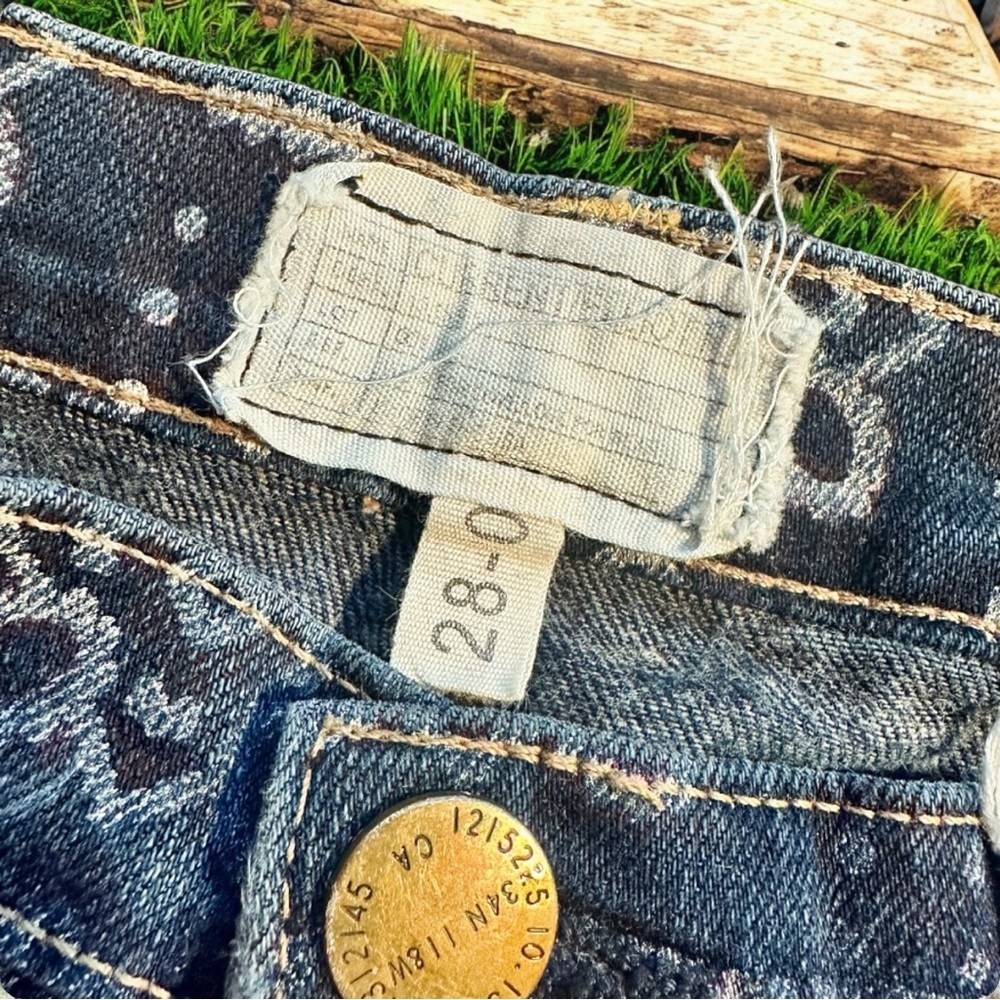 Current/Elliott ‘The Stiletto’ Skinny Leg Jeans in “Bandana” Print Size 28 - Picture 7 of 15